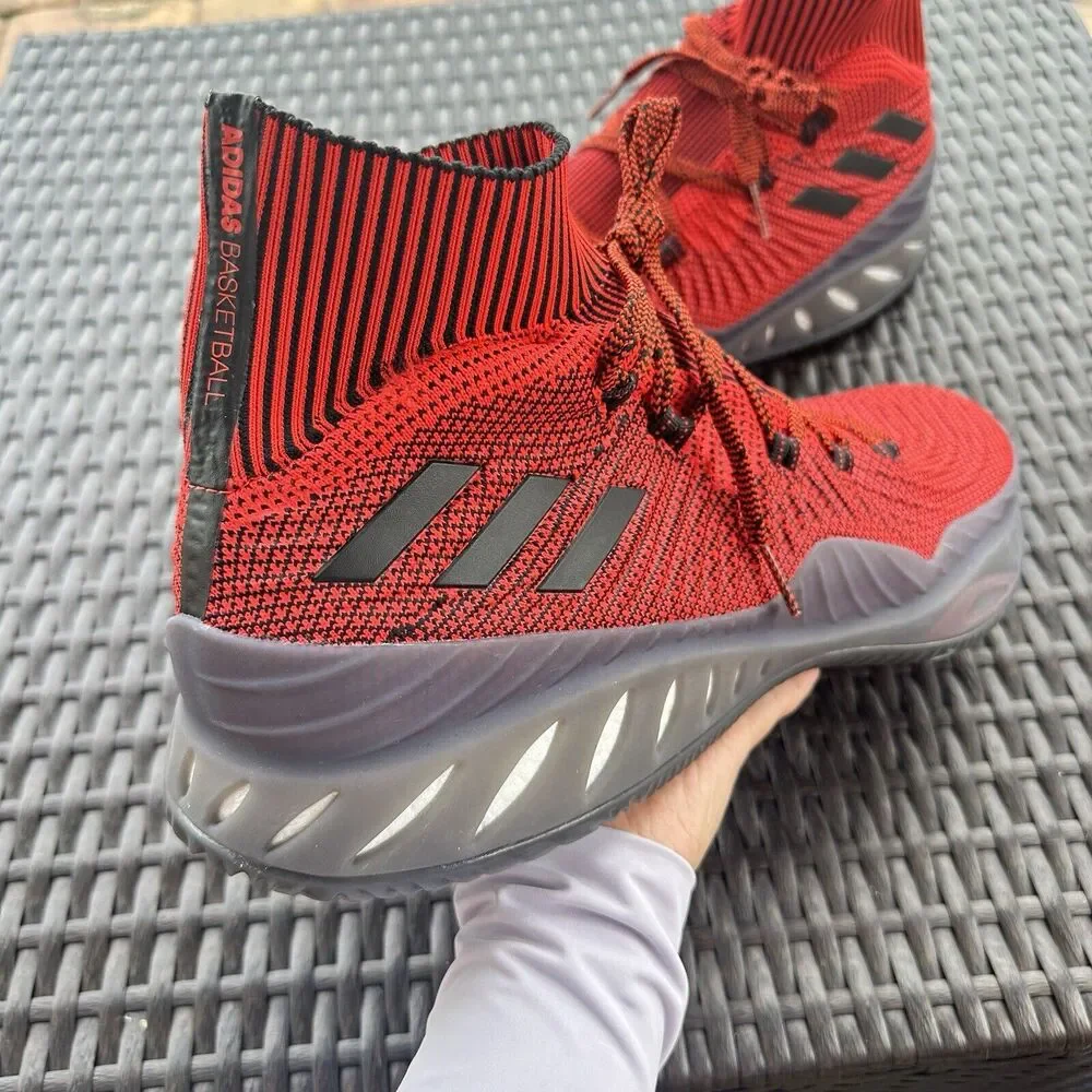 Adidas Crazy Explosive Primeknit Red Men's Athletic Shoes CQ0613 Size 20